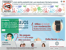 Tablet Screenshot of escuelasinwifi.org